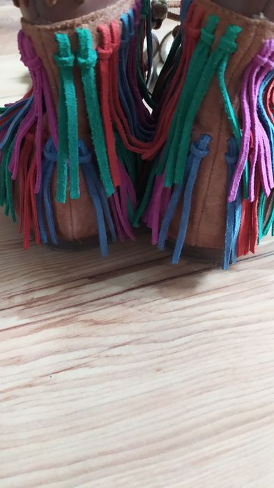 Buty  sandały skórzane Zara roz. 40 41