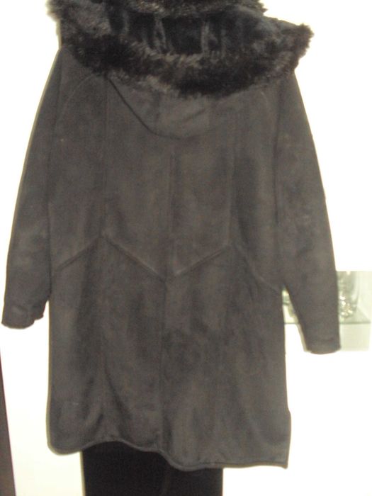 Kożuch ekologiczny z kapturem