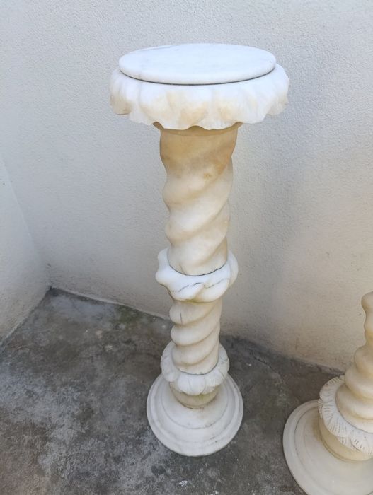 Conjunto colunas mármore