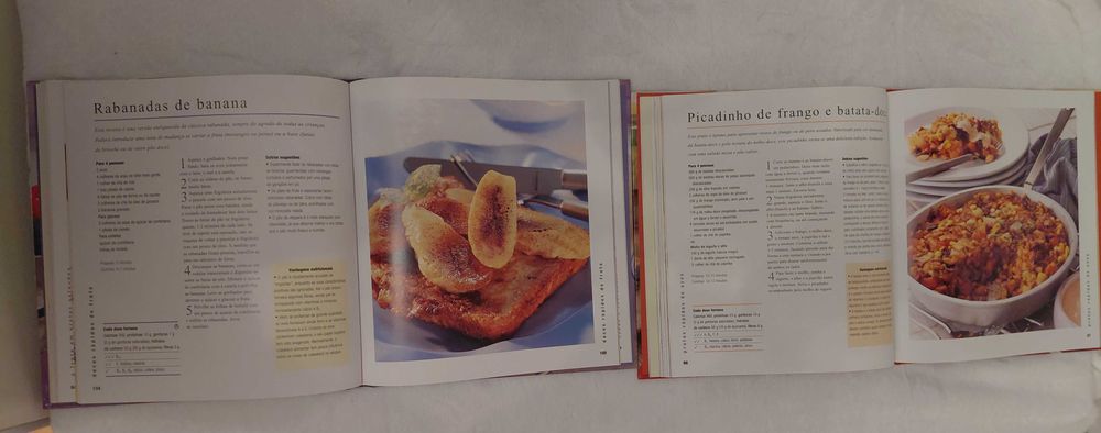 Pacote com dois livros de Cozinha Saudável, Seleções do Readers Digest