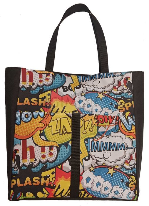 Torebka Gimini shopper, torebka na zakupy, torba damska komiksowa 2