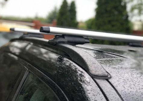 Аэродинамические поперечины SW7-G на рейлинги Jeep Compass