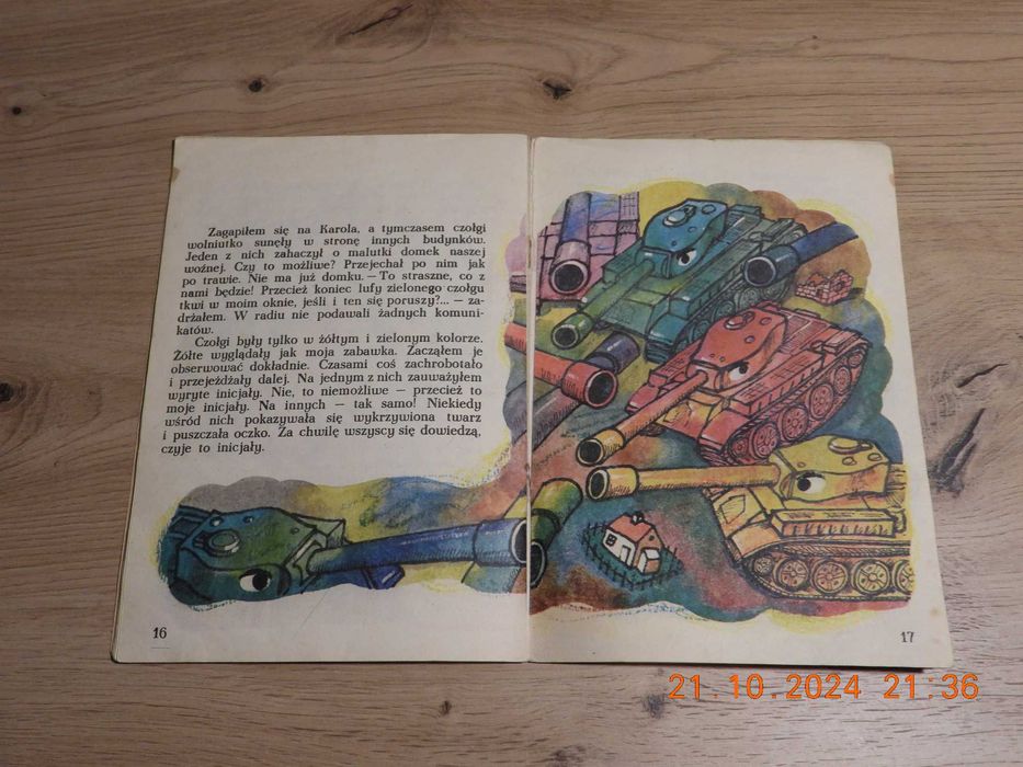 Przygoda z czołgiem. Elżbieta Kwasowska  wyd. 1984