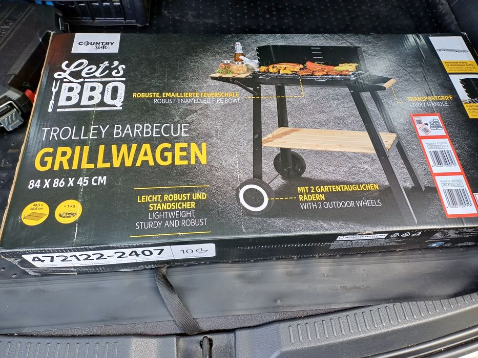 Grill węglowy duzy nowy