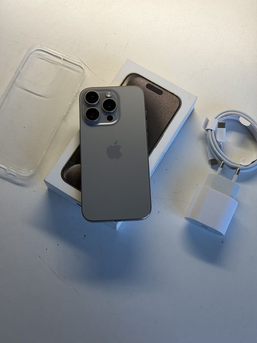 iPhone 15 Pro 128gb złoty bateria 100% komplet
