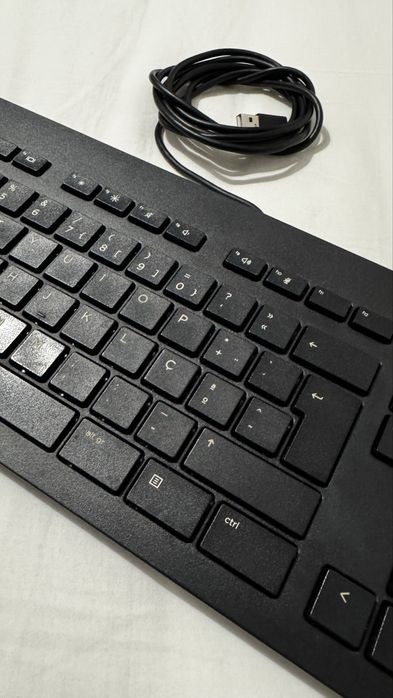 Teclado HP Business Slim Smartcard (USB - Preto)