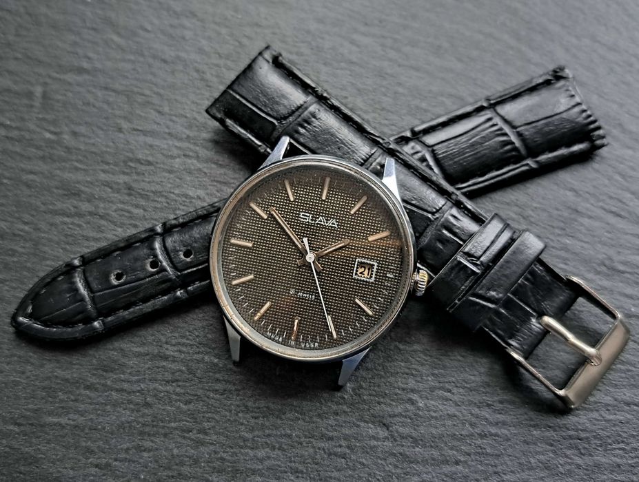 Slava Mikrokratka radziecki zegarek vintage