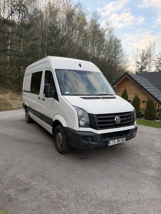 Volkswagen Crafter 2016/ 2.0 164 KM 7 osobowy Klima HAK brygadowka