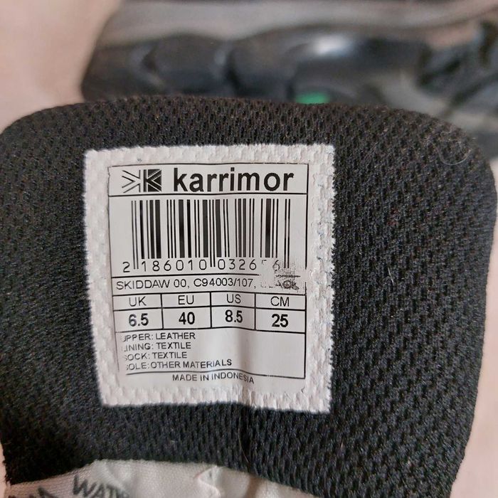 Чоботи чоловічі зимові Karrimor, розмір 40, натуральна шкіра.