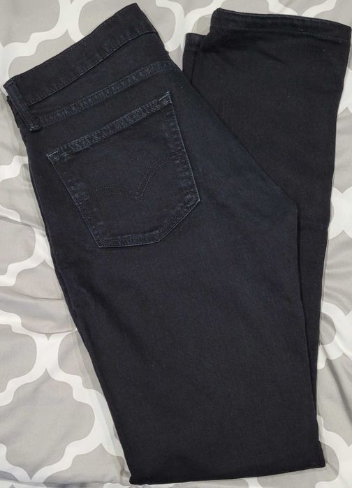 Męskie Czarne Spodnie LEVI'S 32/34 - ORYGINALNE, JAK NOWE !!!