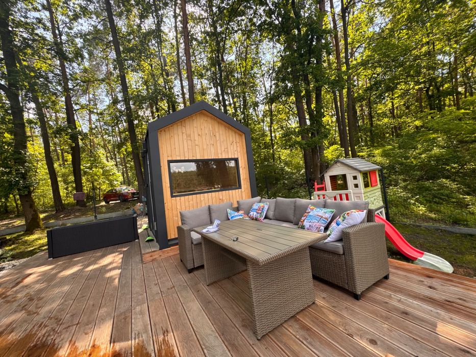 Domek jacuzzi sauna Sandomierz Kielce jezioro