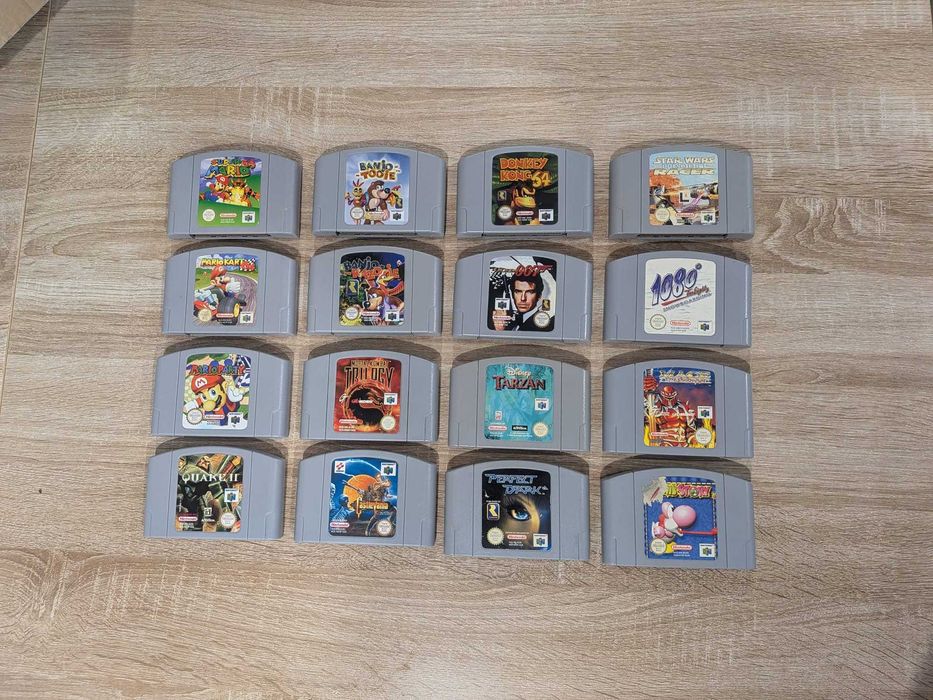 Consola Nintedo 64, Jogos, acessórios