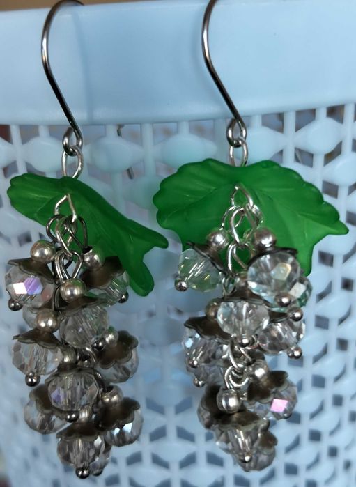 Сережки з кришталю "Порічки"