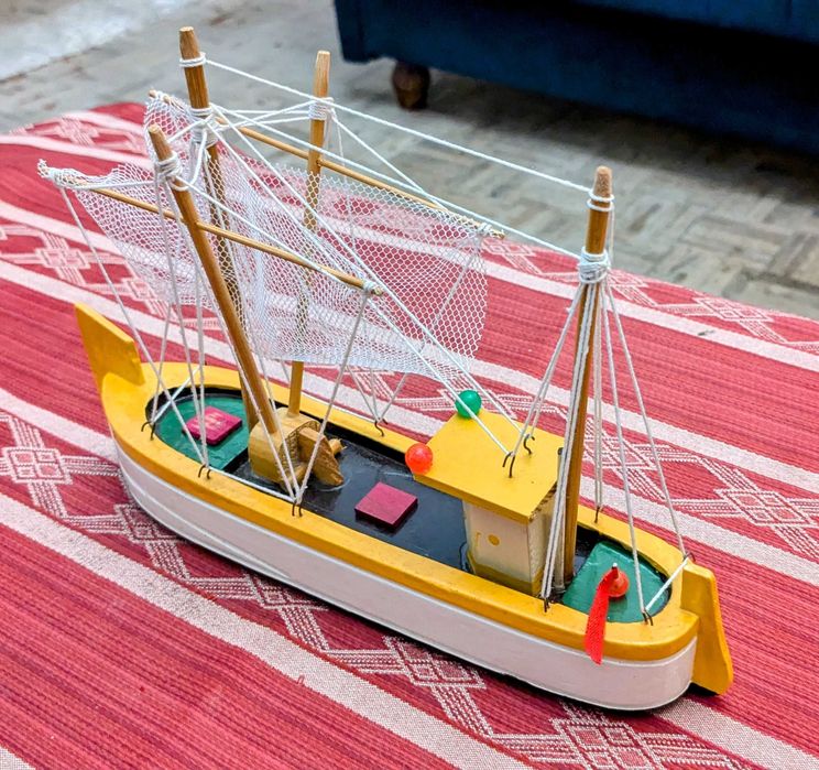 Barco decorativo tradicional português - Modelo artesanal
