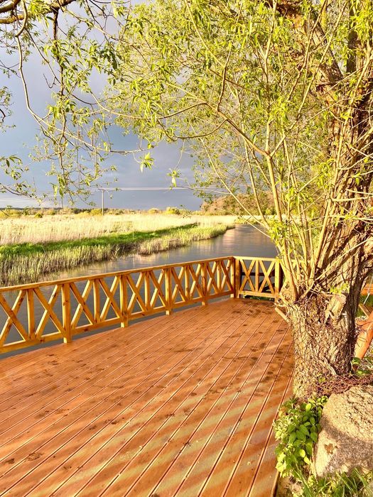 Domek Podlasie Białystok - Sauna Jacuzzi panieński chrzciny nad rzeką