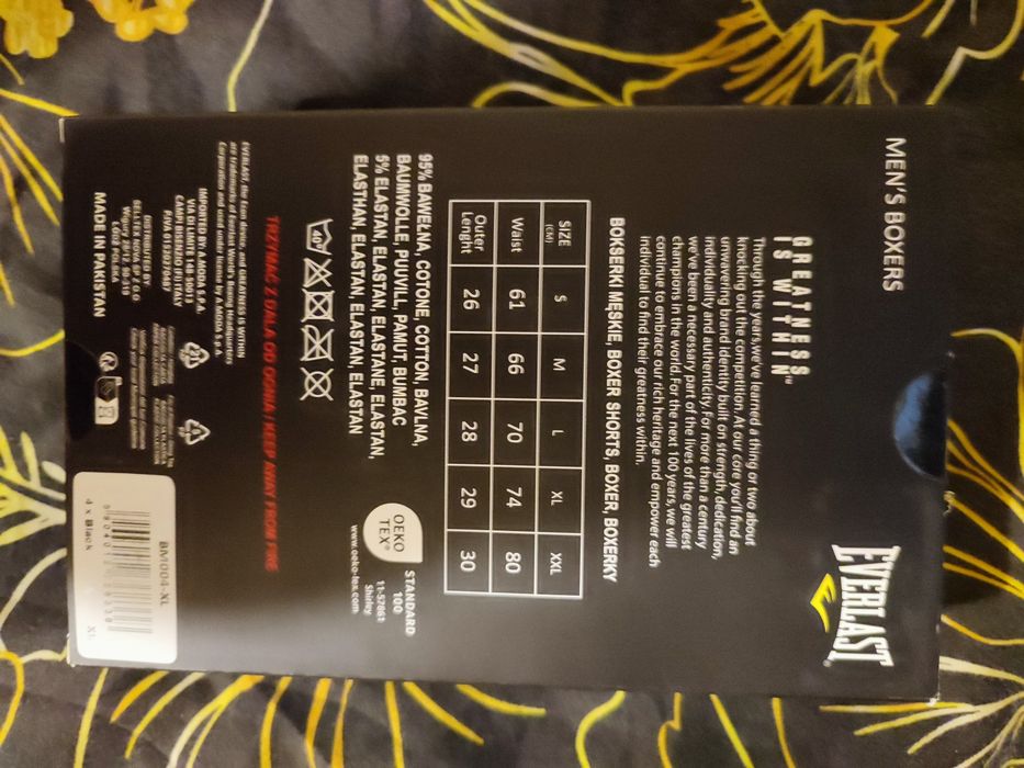 Bokserki męskie Everlast