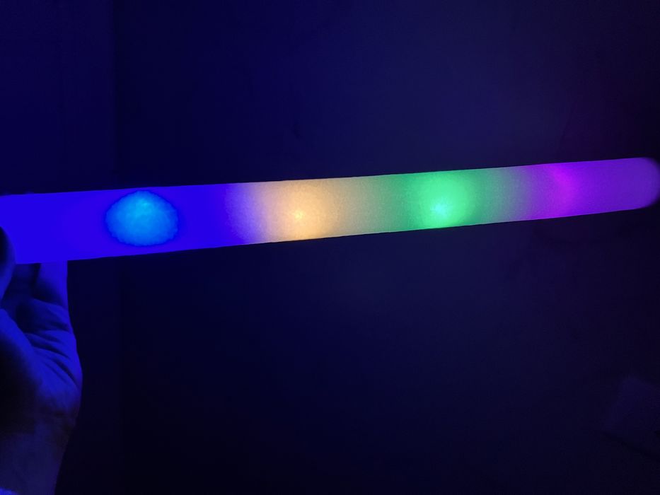 Tubos de luz para alegrar a sua festa