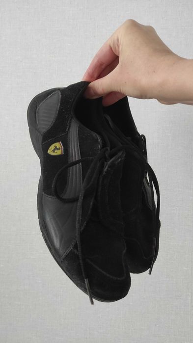 Кроссовки унісекс puma Ferrari чорні замша шкіра 38.5