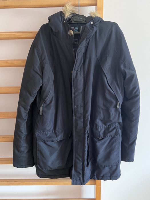 Granatowa parka kurtka zimowa cedarwood State M