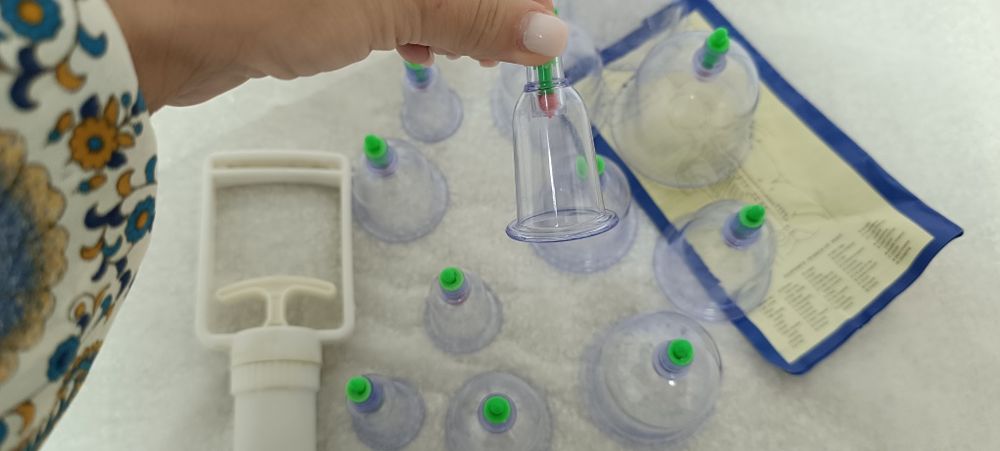 Kit de ventosas. Tem 2 unidades de cada tamanho. São 6 tamanhos. Nova.