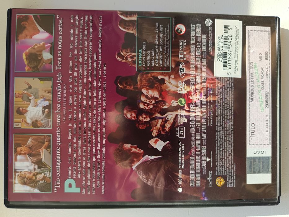 DVD musica e letra