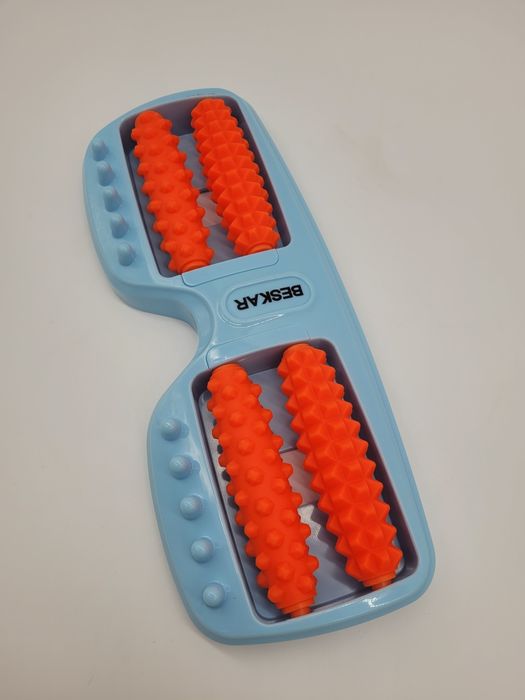 Masażer Do Stóp Dwurzędowy 4-Rolkowy BESKAR Roller Masaż