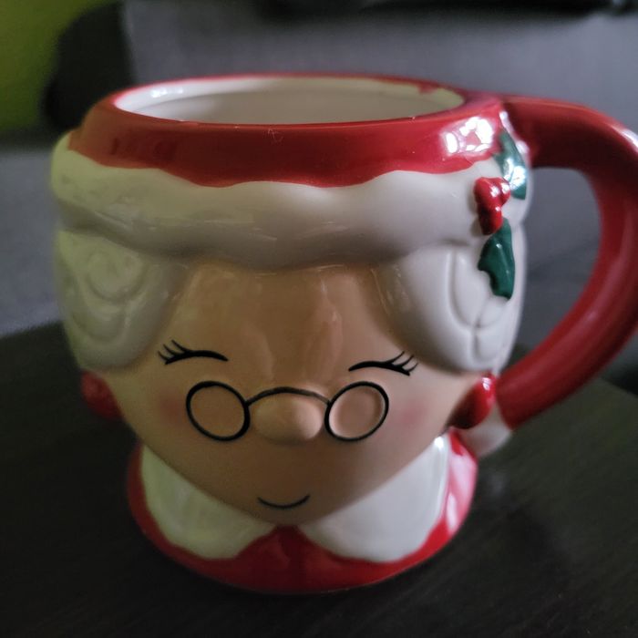 Керамическая новогодняя чашка