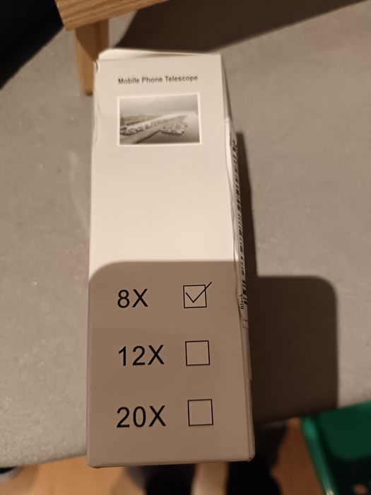 Lente 8x para telemóvel