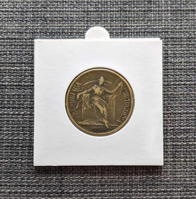 Moeda 1 Escudo Portugal 1924