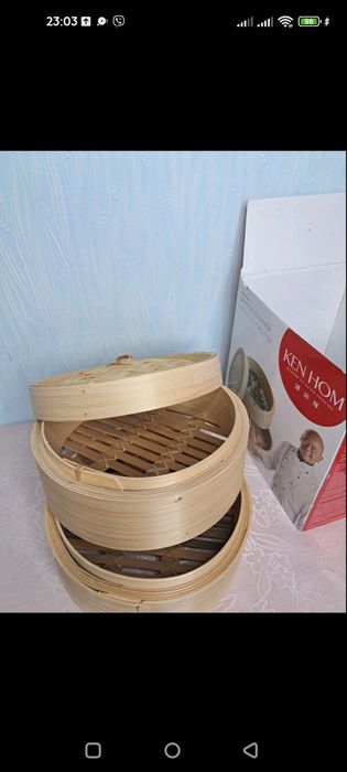 Пароварка бамбукова Ken Hom Excellence