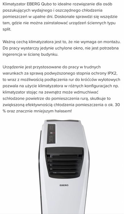 Klimatyzacja przenośna