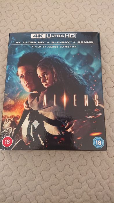 Aliens filme bluray uhd 4k hdr dolby atmos novo selado james cameron