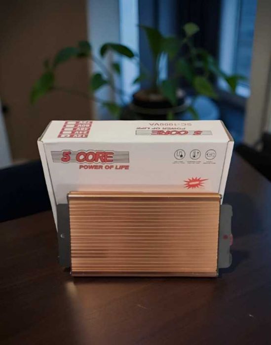 Інвертор 12v-220v 1000w, авто, work 660w, новий