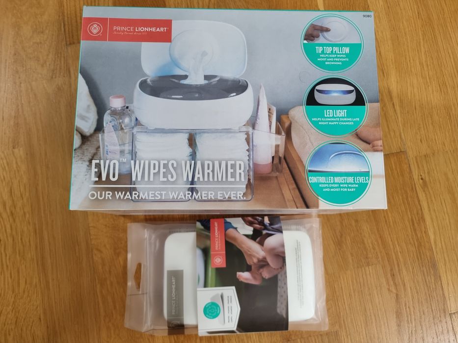 Podgrzewacz do chusteczek Evo PRINCE LIONHEART + wkłady GRATIS