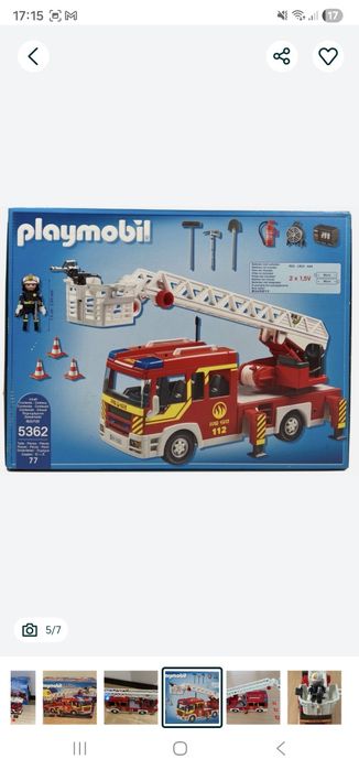 Playmobil wóz strażacki 5362