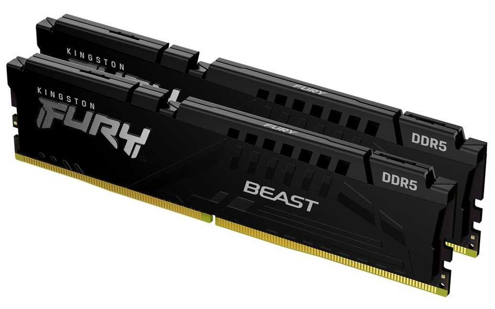 Kingston Fury Beast Black 32GB [2x16GB 5600MHz DDR5 CL40 DIMM]  OC 6000/CL30 albo 6400/CL32