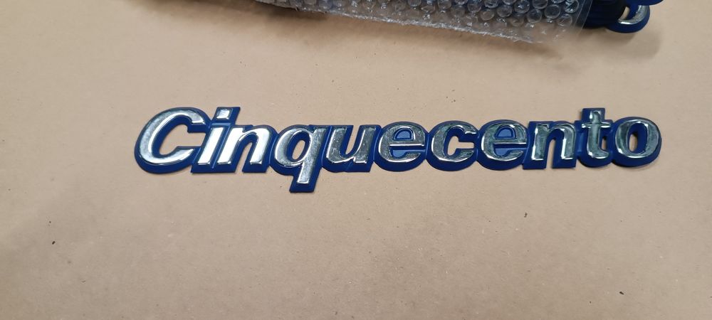 Cinquecento emblemat logo znaczek oryginalny nowy