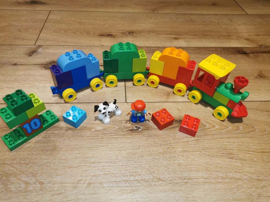 Lego Duplo pociąg 10558 i wywrotka koparka 10812
