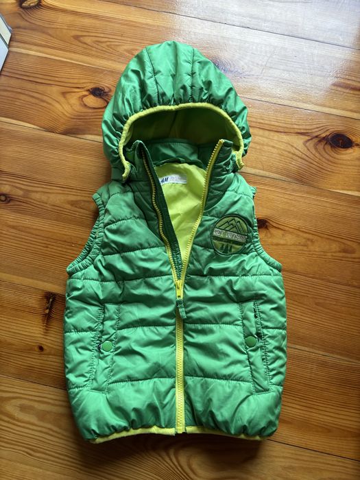 Kamizelka puffer h&m, bezrekawnik 116