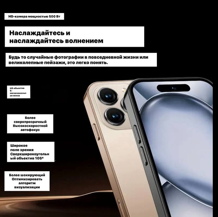 Мини смартфон М16 pro слелан 1:1 под дизайн iphone 14pro