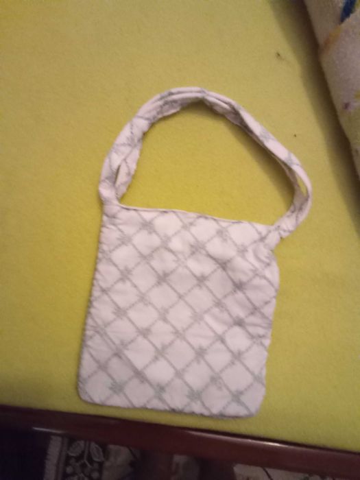 Saquinho artesanato malha e tecido