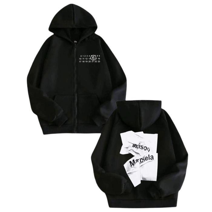 Зип-Худи Maison Margiela Paris Logo мейсон марджела MM6 унисекс New