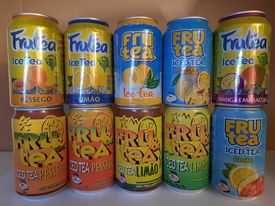 Lote de 81 latas de bebidas diversas - Frutea e Lipton Ice Tea