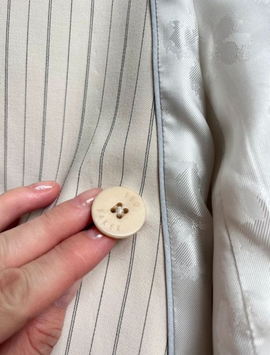 Marynarka w paski, brand Ted Baker, rozmiar S, skład super