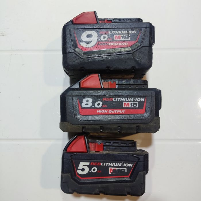 Акумулятори Bosch, Milwaukee, DeWalt