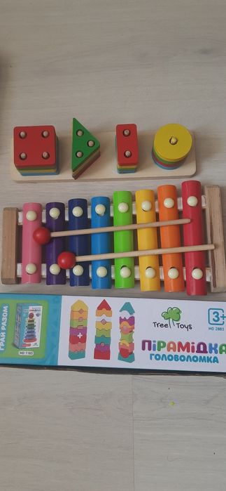 Дерев'яні іграшки для розвитку
