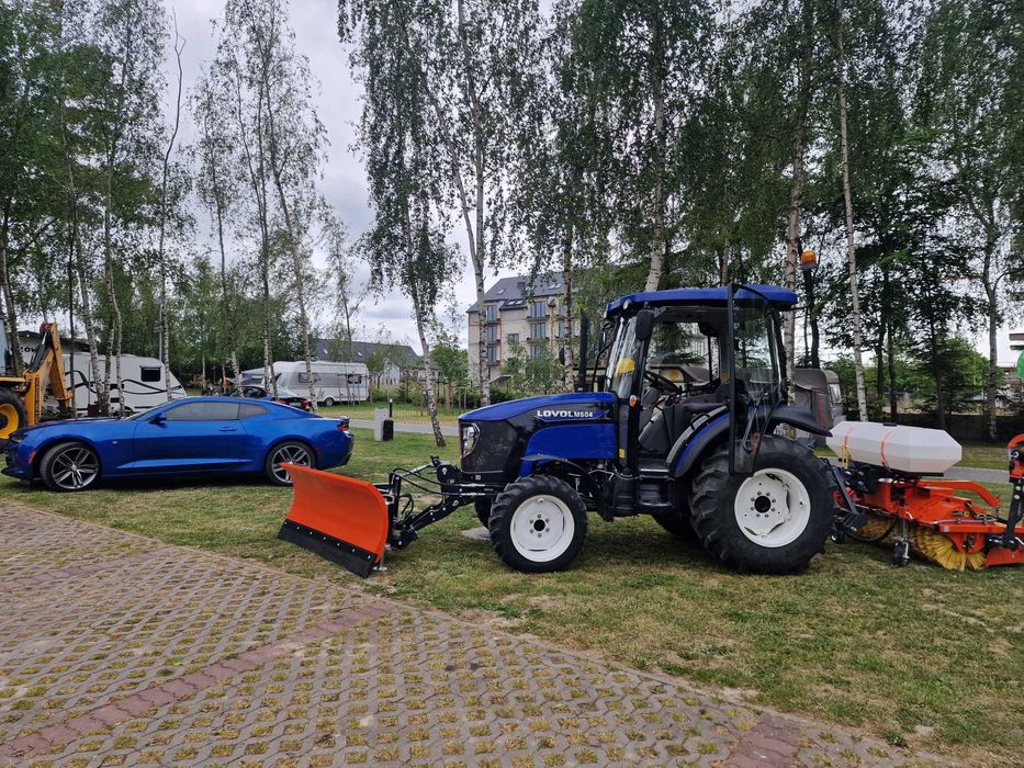 Zamiatanie ulic, paców budowy, odśnieżanie