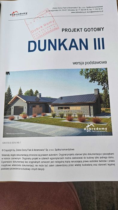 Projekt domu DUNKAN III