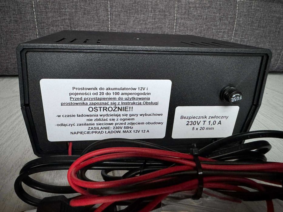 Prostownik Samochodowy HERTZ 12V 12A PRODUKT POLSKI Wysoka Jakość !!!