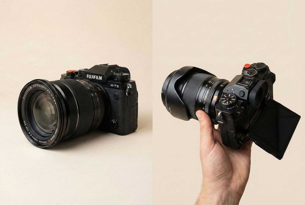 Fujifilm X-T5 Black + 16-55mm f2.8 Pro + 35mm f2 - Full Set